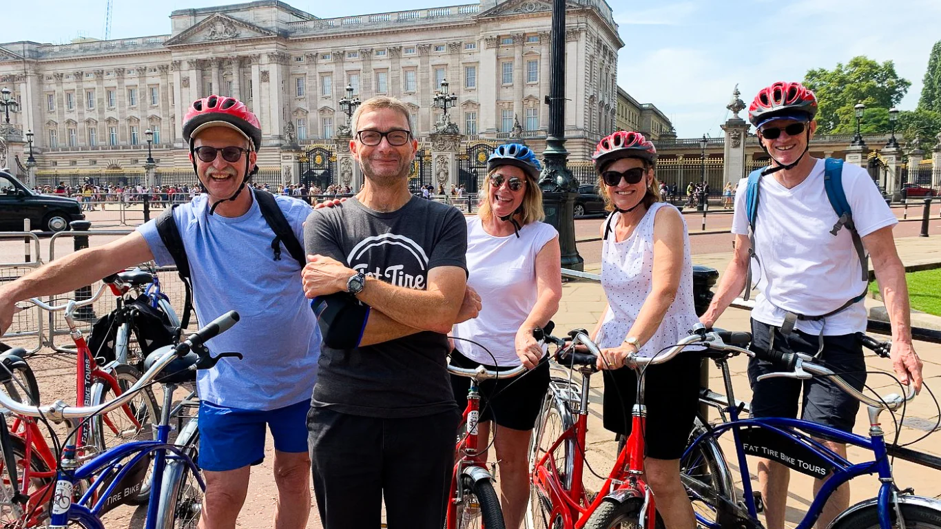 Cyclists in a loose line on a wide shoulder